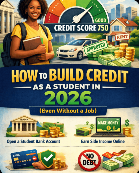 How to Build Credit as a Student in 2026 (Even Without a Job)
