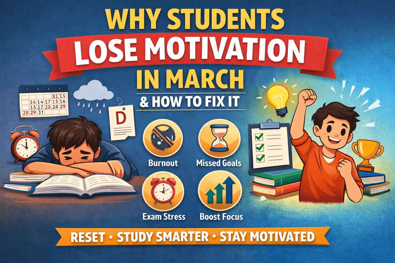 Why Most Students Lose Motivation in March (And How to Fix It)