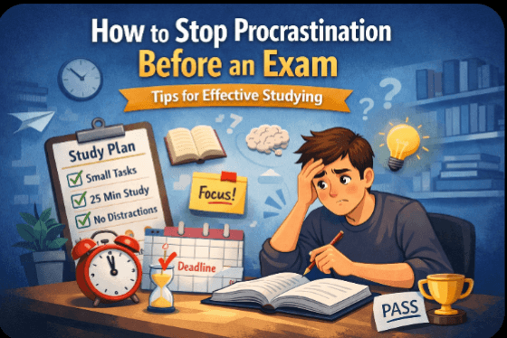 How to Stop Procrastination Before and Exam: Practical Strategies for Students