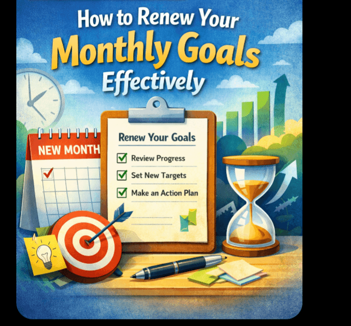 How to Renew Your Monthly Goals Effectively