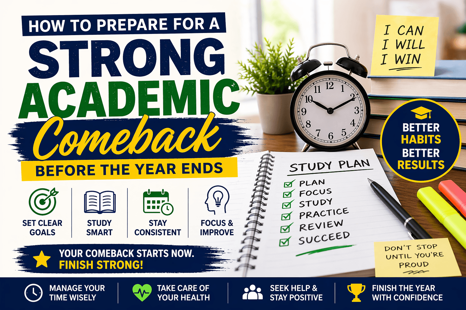 How to Prepare for a Strong Academic Comeback Before the Year Ends