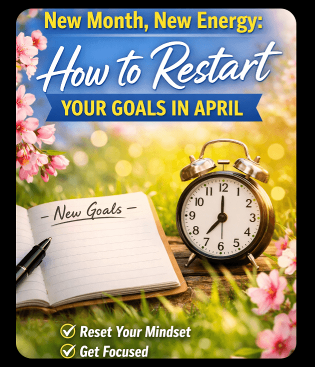 New Month, New Energy: How to Restart Your Goals in April