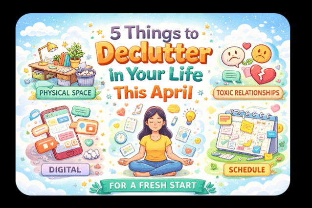 5 Things to Declutter in Your Life This April for a Fresh Start