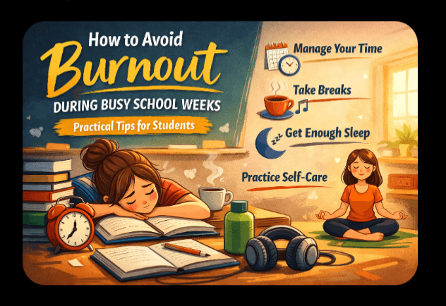 How to Avoid Burnout During Busy School Weeks