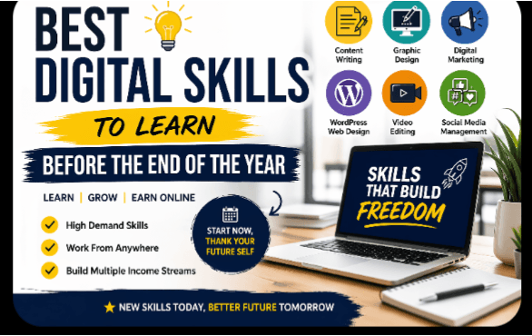 Best Digital Skills to Learn Before the End of the Year
