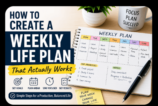 How to Create a Weekly Life Plan That Actually Works