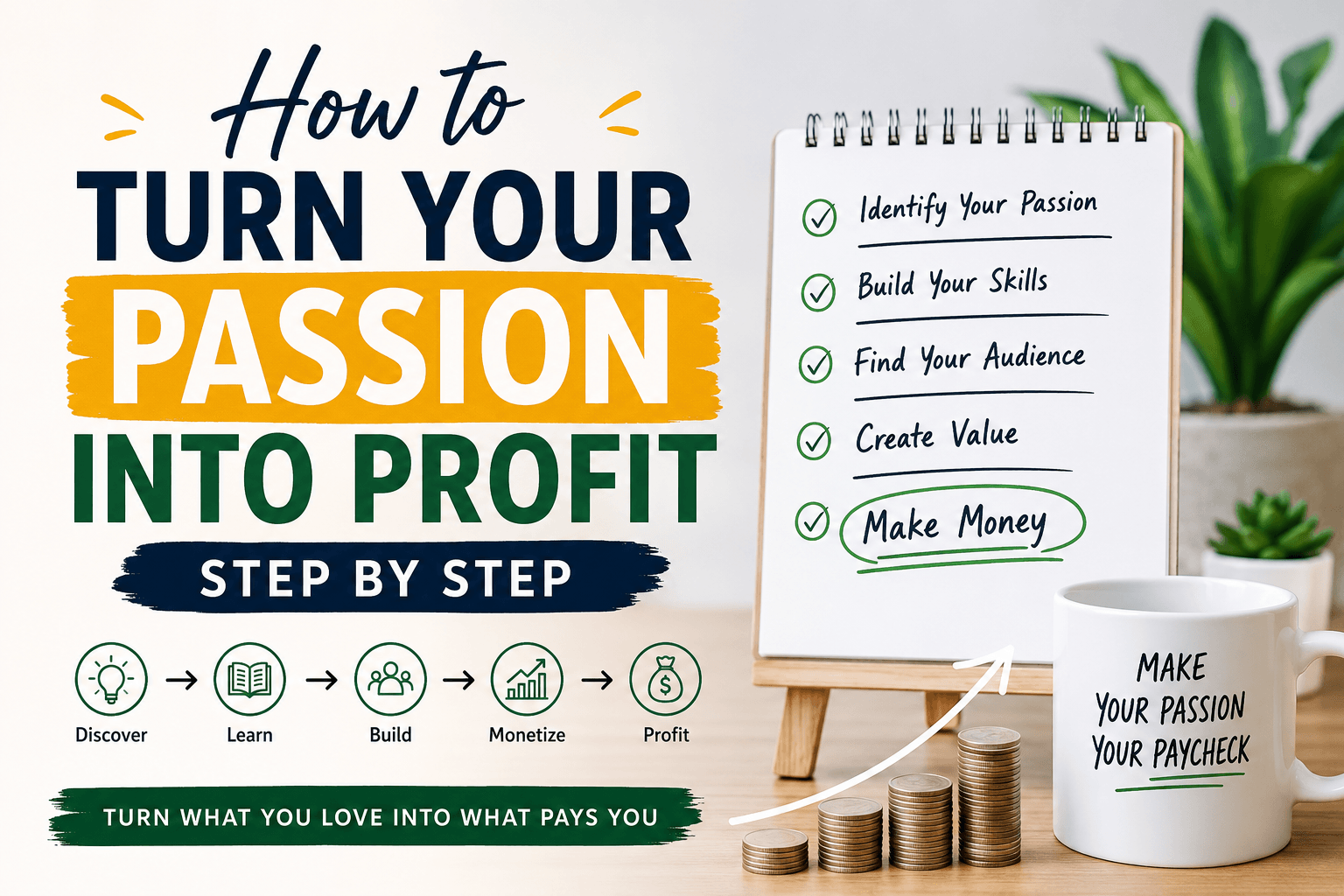 How to Turn Your Passion Into Profit Step by Step