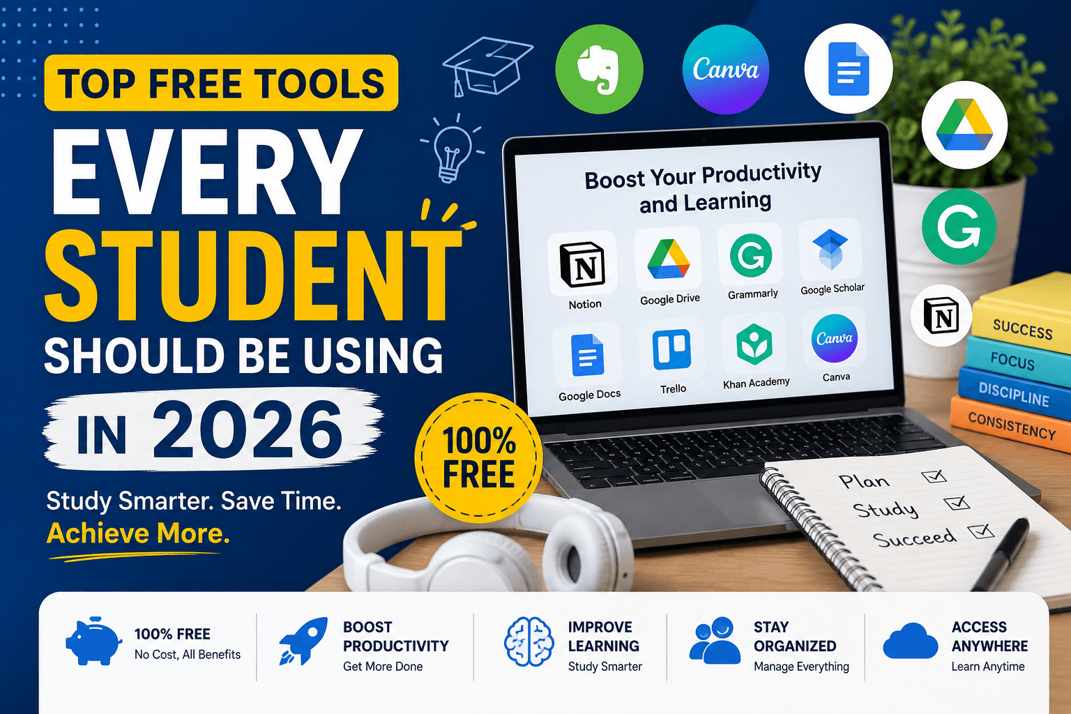Top Free Tools Every Student Should Be Using in 2026
