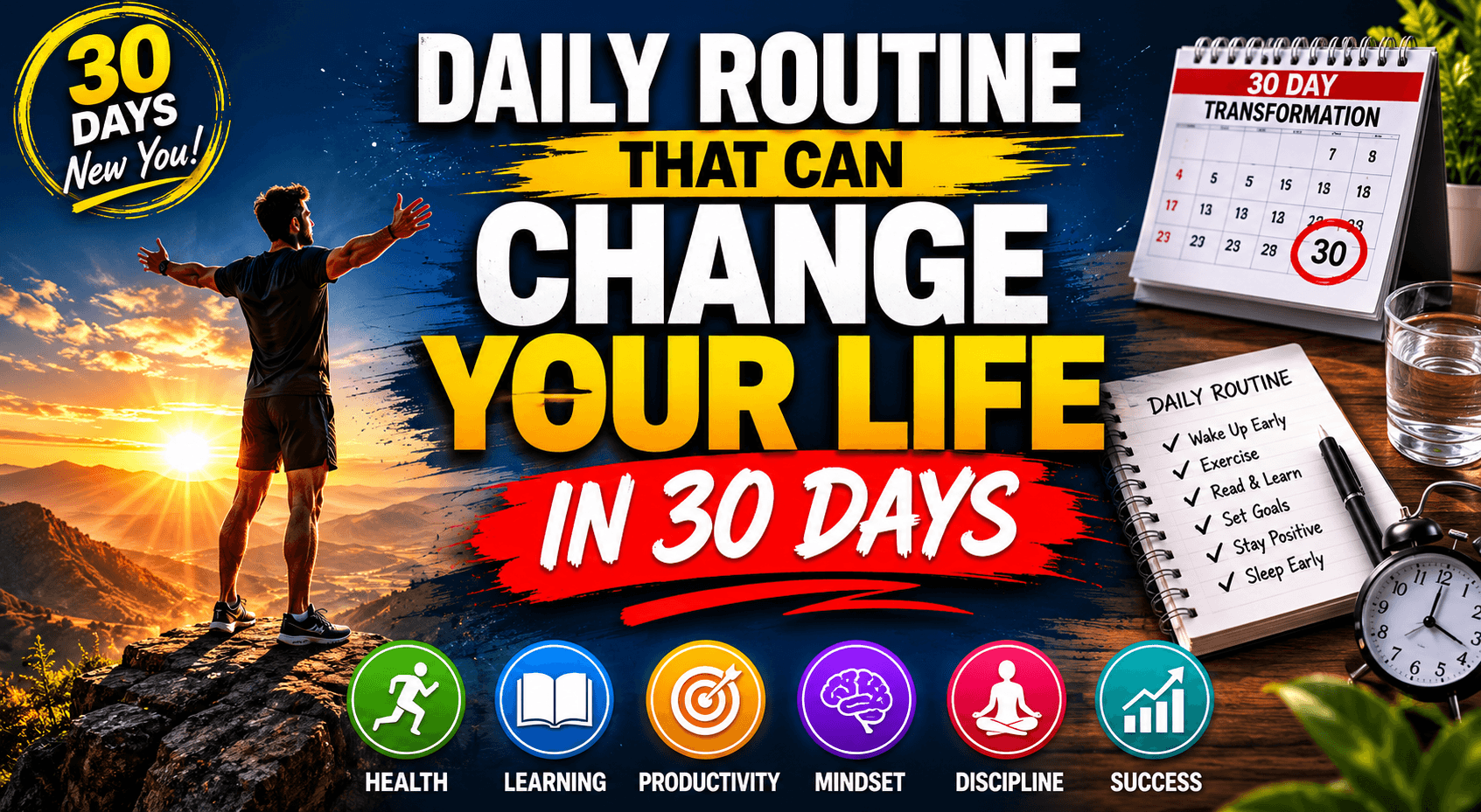 Daily Routine That Can Change Your Life in 30 Days