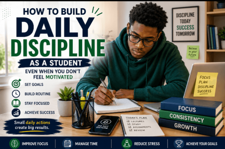 How to Build Daily Discipline as a Student (Even When You Don’t Feel Motivated)