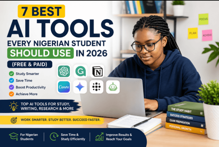 7 Best AI Tools Every Nigerian Student Should Use in 2026 (Free & Paid)
