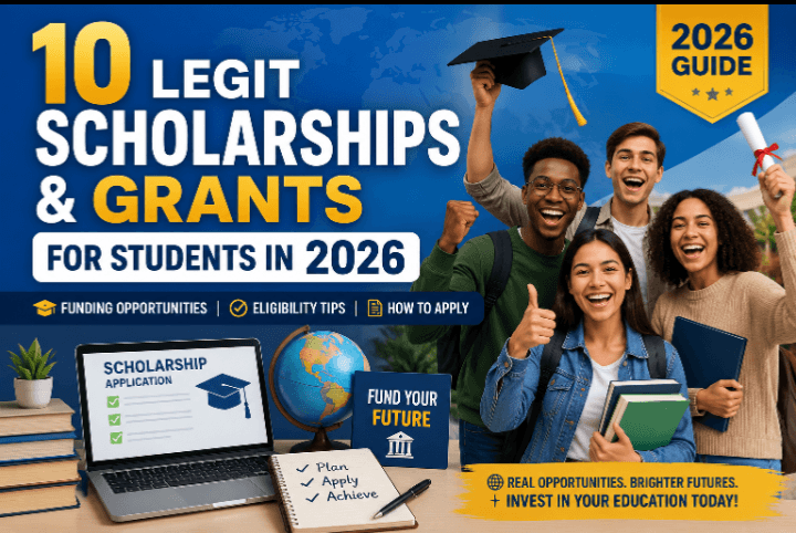 10 Legit Scholarships and Grants Nigerian Students Should Apply for in 2026
