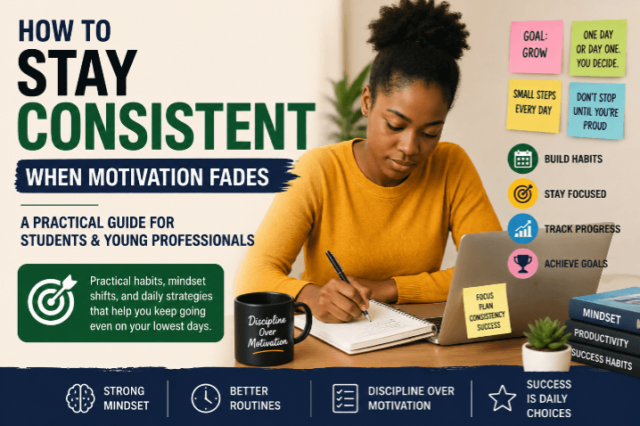 How to Stay Consistent When Motivation Fades: A Practical Guide for Students and Young Professionals